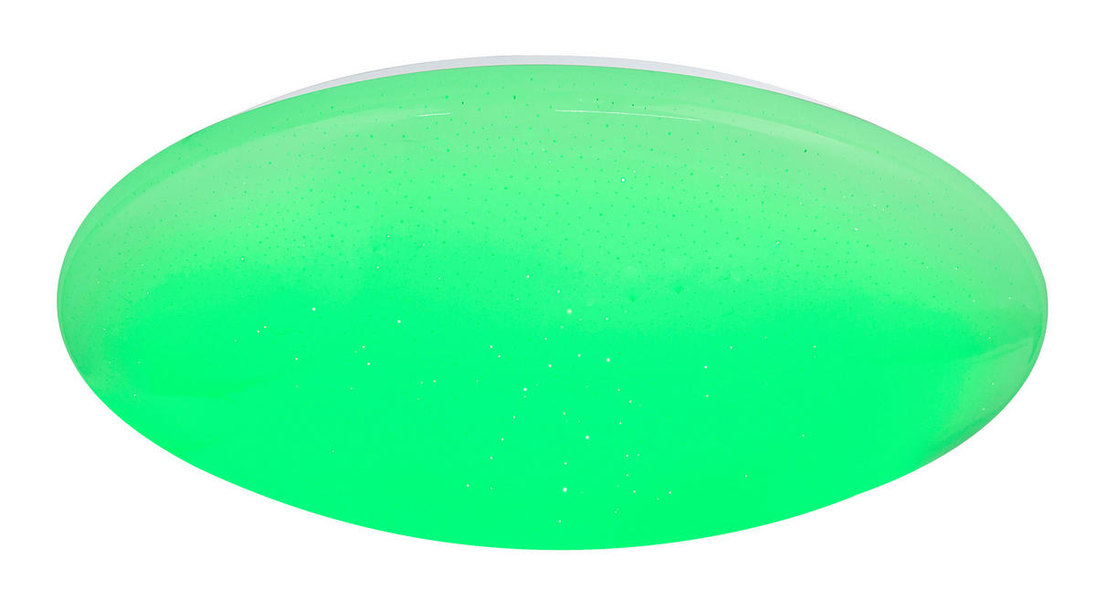 LED-DECKENLEUCHTE 48 W  50/12 cm    - Weiss/Opal, Basics, Kunststoff/Metall (50/12cm) - Globo