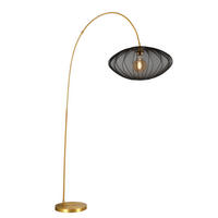 BOGENLEUCHTE 131/55/192 cm    - Goldfarben, Design, Metall (131/55/192cm) - Lucide
