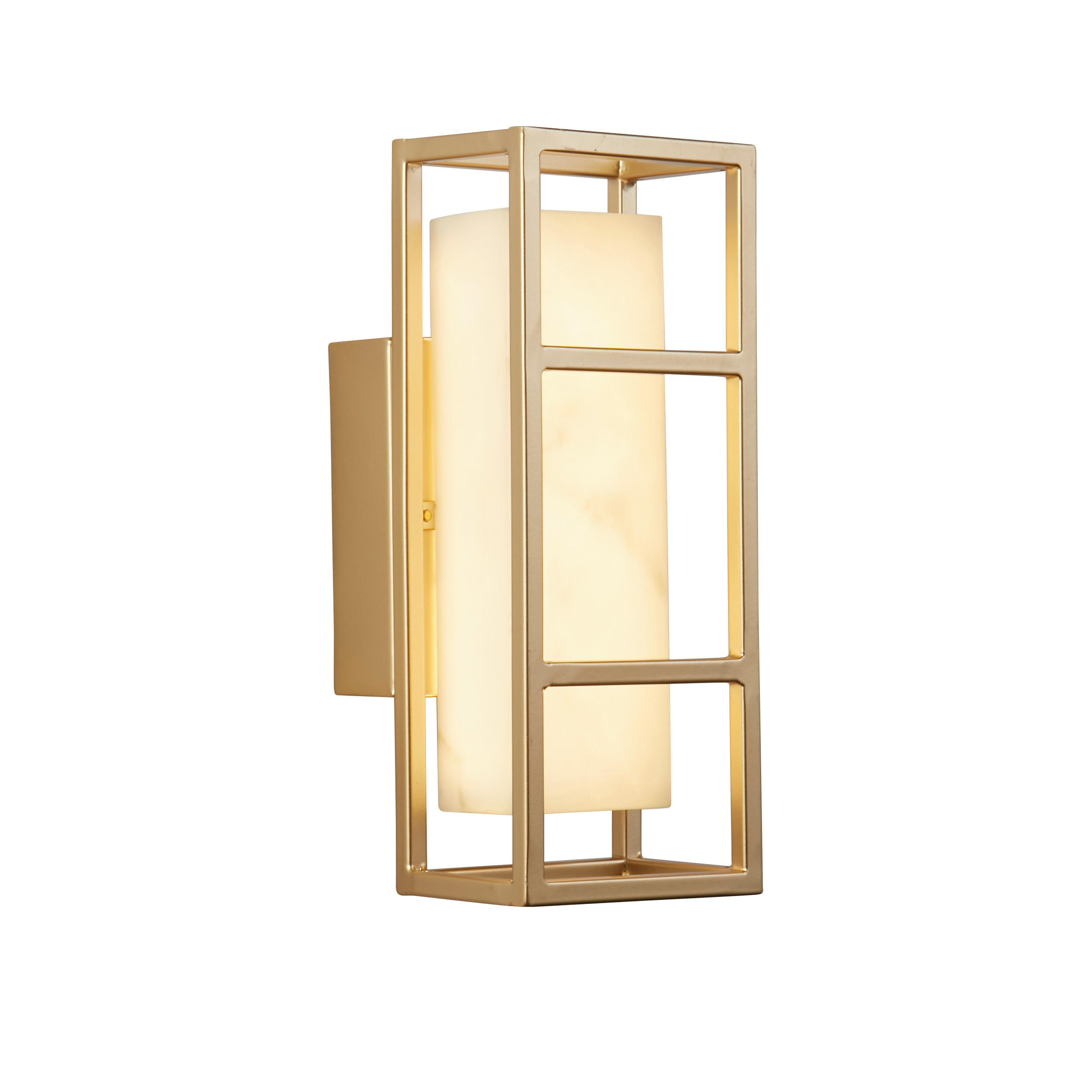 LED-WANDLEUCHTE Mirage 13/40 cm   - Goldfarben, Design, Kunststoff/Metall (13/40cm) - Searchlight