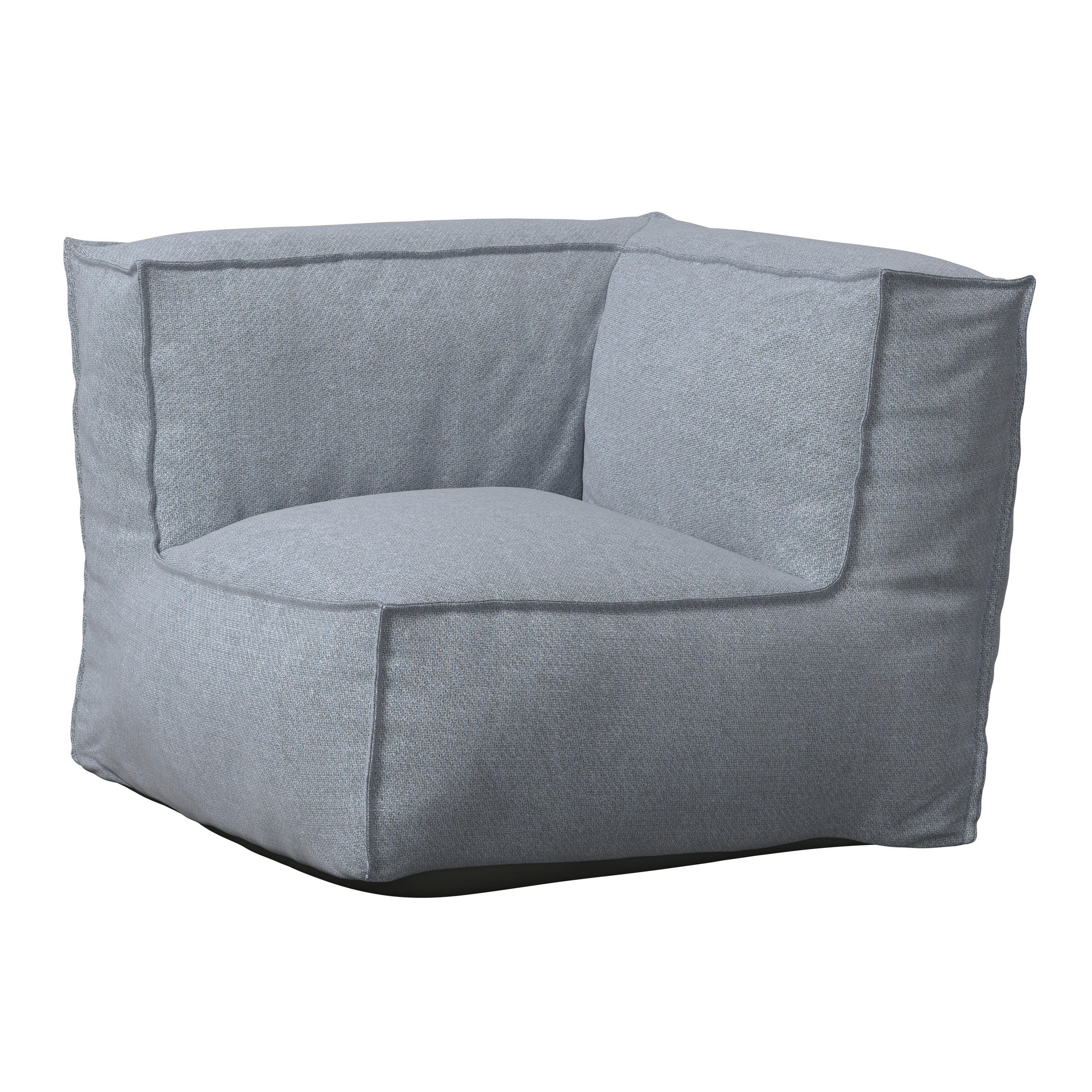 LOUNGESOFA  - Grau, MODERN, Textil (95/80/95cm) - Ambia Garden