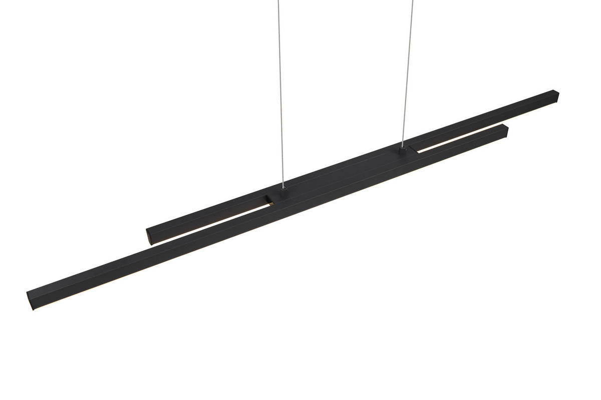 PENDUL LED - negru, Design, metal (110,0/150,0/8,5cm)