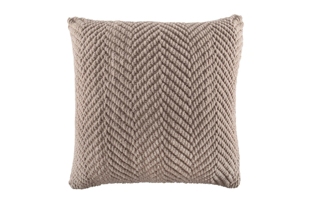 UKRASNI JASTUČIĆ 45/45 cm   RENEE  - taupe, Konvencionalno, tekstil (45/45cm)