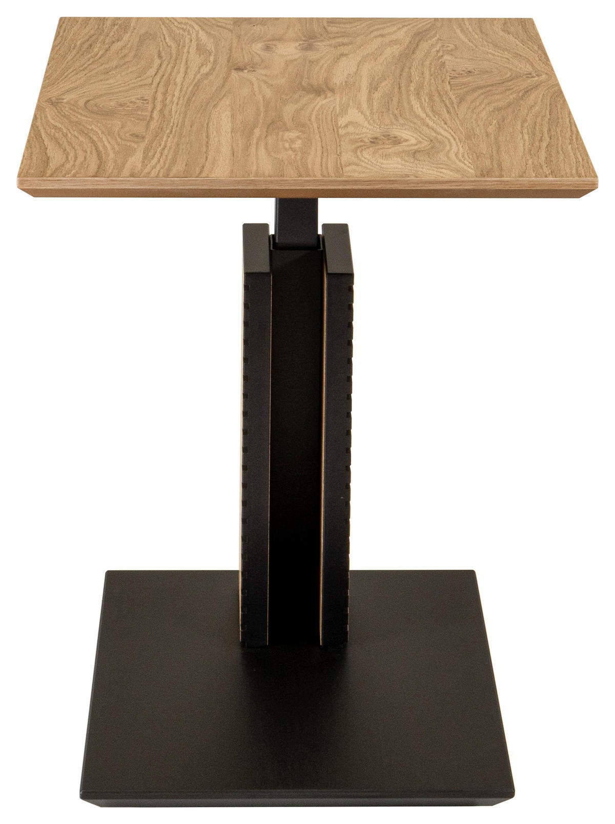BEISTELLTISCH in Holz, Holzwerkstoff 55/47/47-65 cm  - Wildeiche/Anthrazit, Natur, Holz/Holzwerkstoff (55/47/47-65cm) - Novel