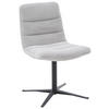 STUHL - Hellgrau/Schwarz, Design, Textil/Metall (52/88/66cm) - Dieter Knoll