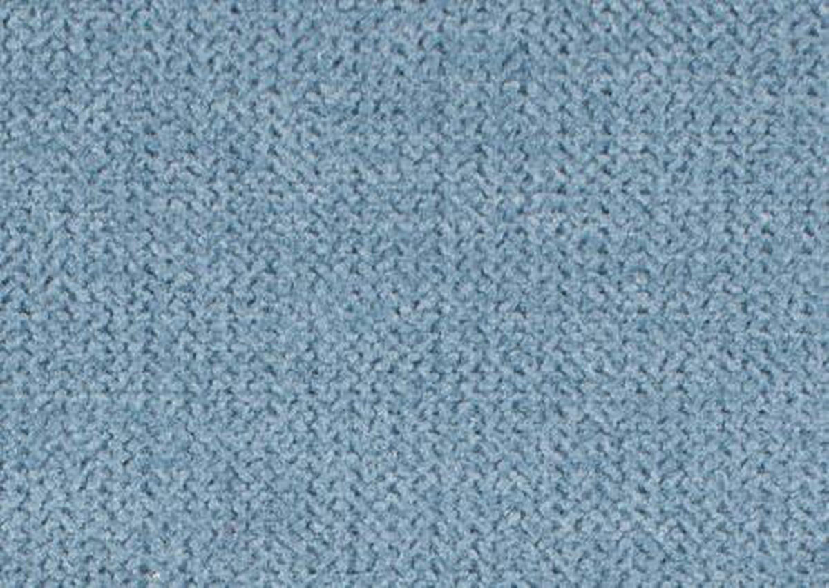 ECKSOFA in Flachgewebe Blau  - Blau/Schwarz, Design, Textil/Metall (301/191cm) - Moderano