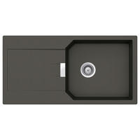 SPÜLE MAND100LAGAS  - Dunkelgrau, Basics, Stein (100/30,5/51,0cm) - Schock
