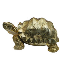DEKOSCHILDKRÖTE - Goldfarben, LIFESTYLE, Kunststoff (38/25,5/18,5cm) - Ambia Home