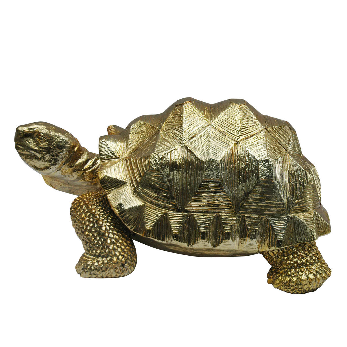 DEKOSCHILDKRÖTE - Goldfarben, LIFESTYLE, Kunststoff (38/25,5/18,5cm) - Ambia Home