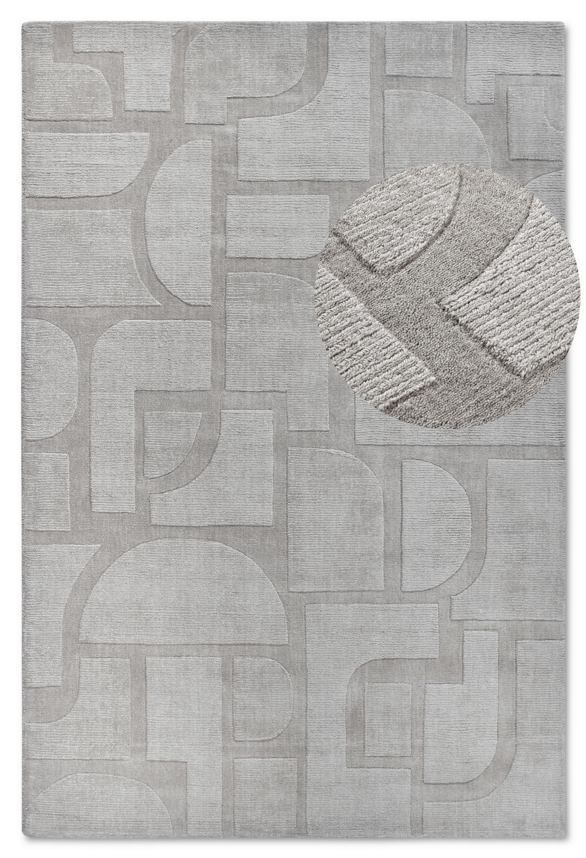 HANDWEBTEPPICH 120/170 cm Kollektion 1906 Grau  - Grau, Basics, Textil (120/170cm) - Villeroy & Boch