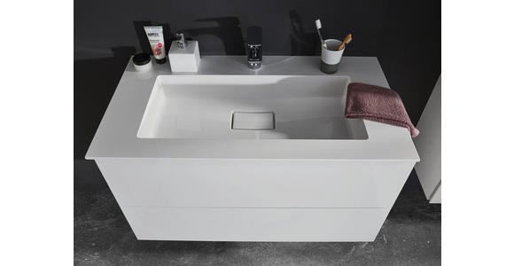 BADEZIMMER  in 91,2 cm  - Eichefarben, Design, Glas/Holzwerkstoff (91,2cm) - Dieter Knoll