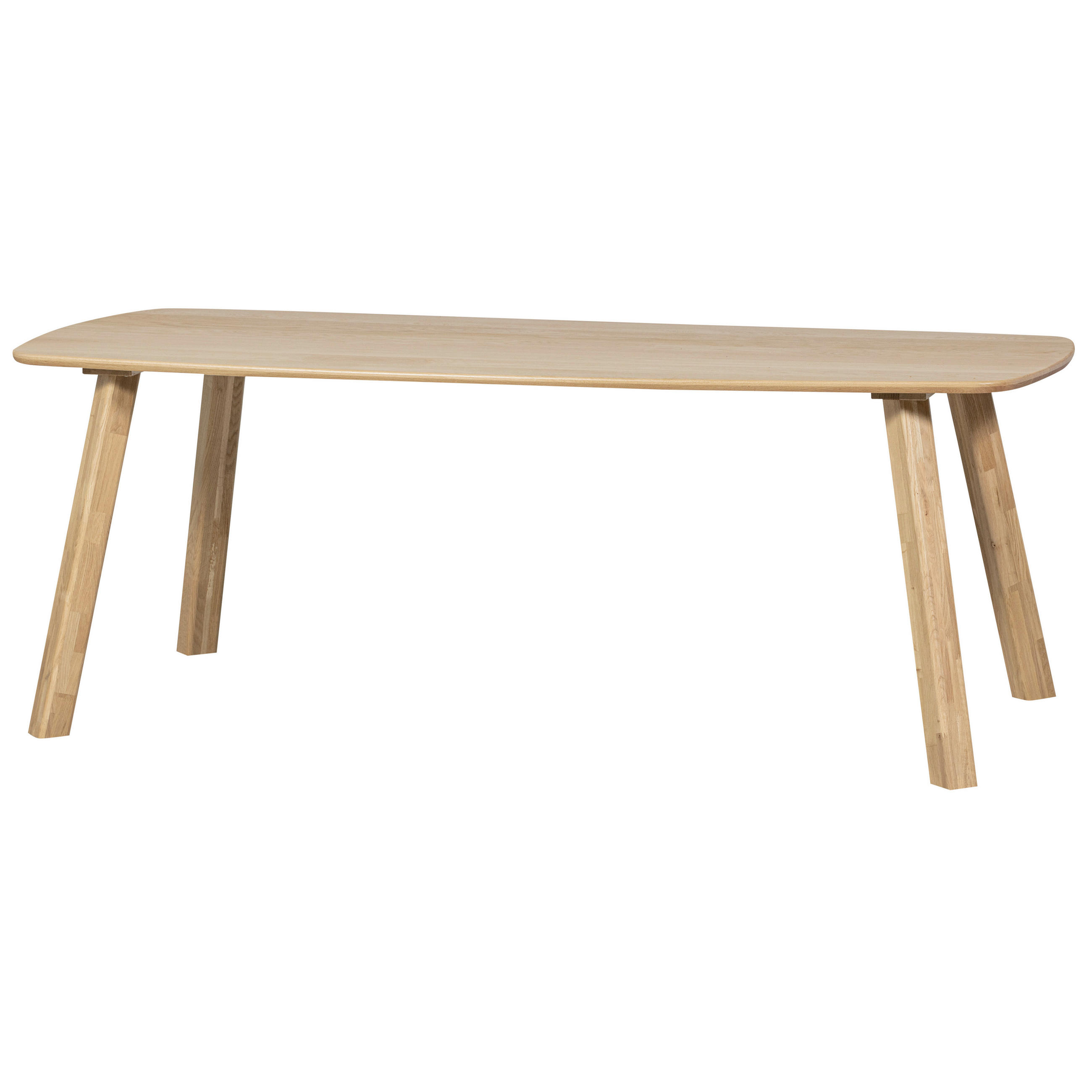 ESSTISCH Eiche massiv oval Eichefarben  - Eichefarben, Design, Holz (180/100/74cm) - Livetastic