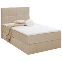 BOXBETT 120/200 cm  in Creme  - Creme, KONVENTIONELL, Textil (120/200cm) - Boxxx