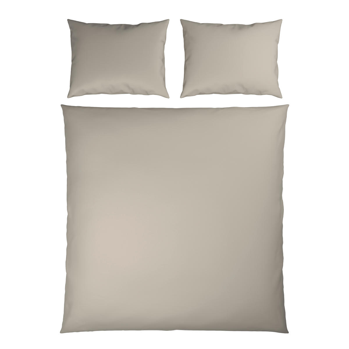 BETTWÄSCHESET 2-teilig TANJA Satin 200/210 cm  - Beige, Basics, Textil (200/210cm) - Novel