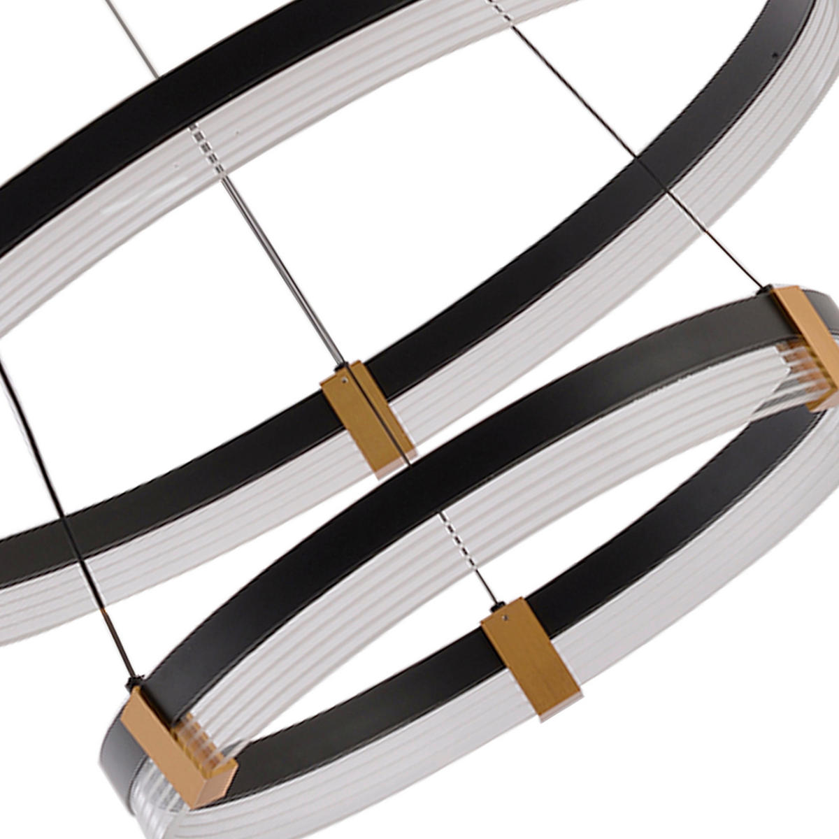 LED-HÄNGELEUCHTE Plum  150/60/60 cm  - Schwarz, Design, Metall (150/60/60cm)