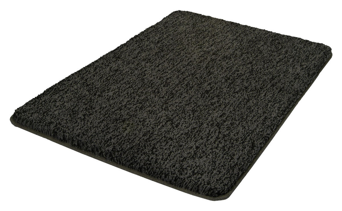 BADTEPPICH Schieferfarben 60/90 cm  - Schieferfarben, Basics, Kunststoff/Textil (60/90cm) - Kleine Wolke