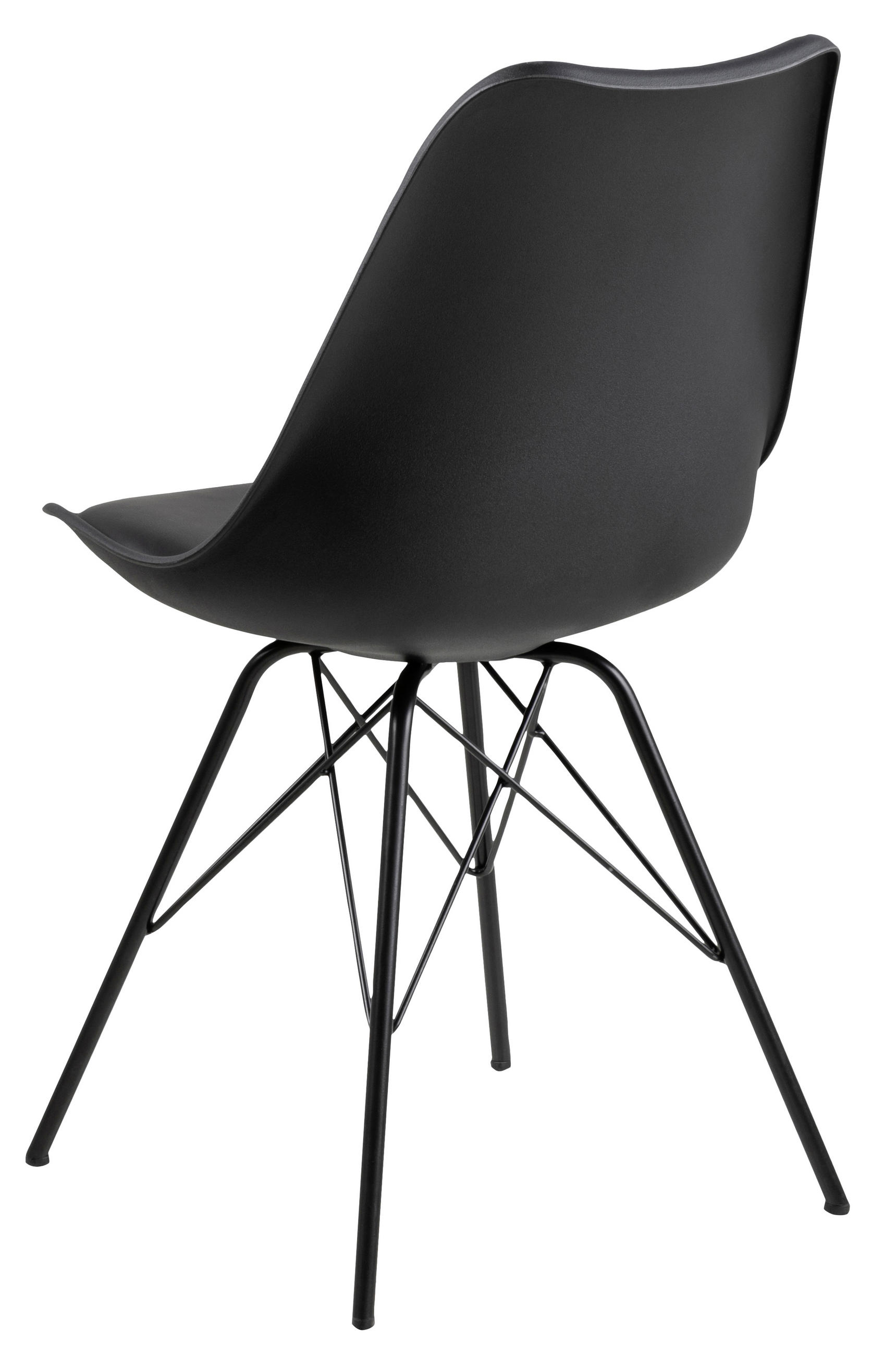 STUHL Schwarz  - Schwarz, Trend, Kunststoff/Textil (48,5/85,5/54cm) - Carryhome