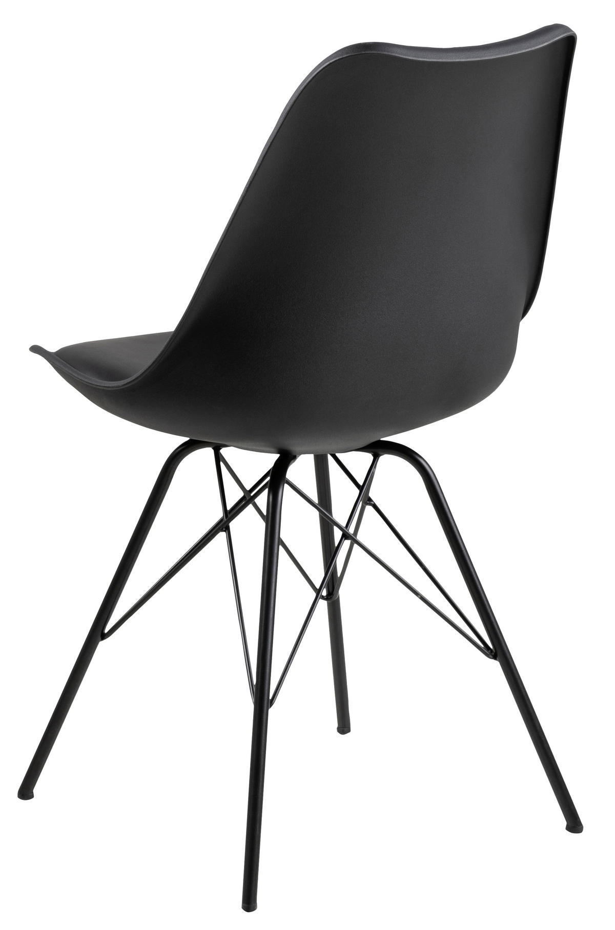 STUHL Schwarz  - Schwarz, Trend, Kunststoff/Textil (48,5/85,5/54cm) - Carryhome