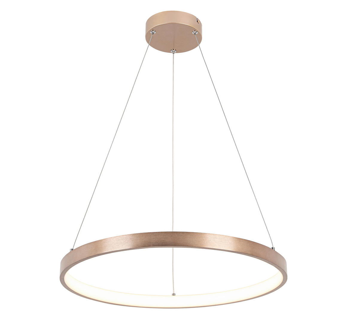 LED LUSTER  50/120 cm      - kapućino, Osnovno, metal/plastika (50/120cm) - Ambiente