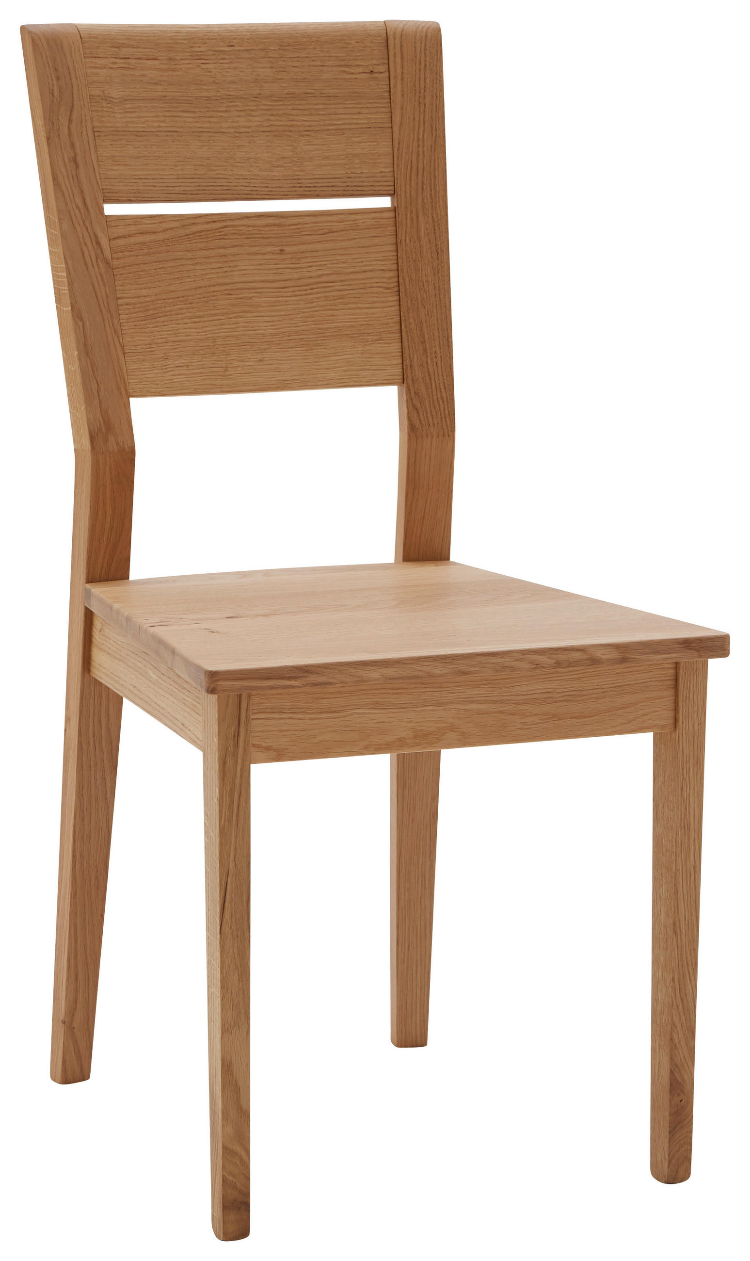 STUHL Wildeiche Wildeiche massiv  - Wildeiche, KONVENTIONELL, Holz (45/93/45cm) - Valnatura