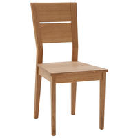 STUHL Wildeiche Wildeiche massiv  - Wildeiche, KONVENTIONELL, Holz (45/93/45cm) - Valnatura