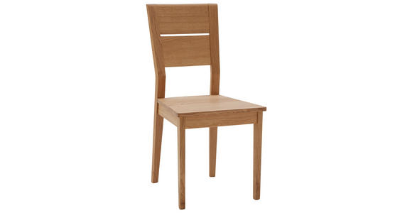 STUHL Wildeiche Wildeiche massiv - Wildeiche, KONVENTIONELL, Holz (45/93/45cm) - Valnatura