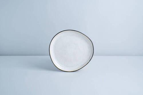 DESSERTTELLER Grau SÖREN  - Grau, LIFESTYLE, Keramik (23/2,7/22cm) - Novel