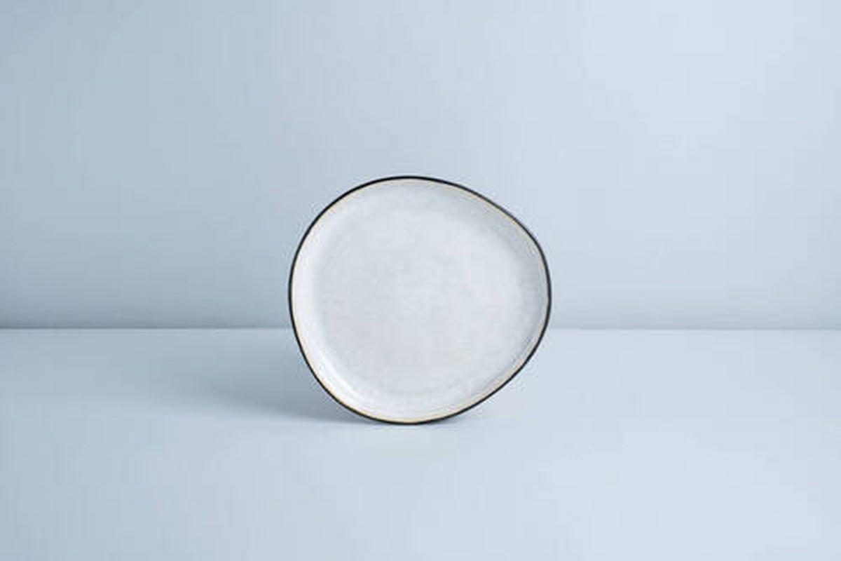 DESSERTTELLER Grau SÖREN  - Grau, LIFESTYLE, Keramik (23/2,7/22cm) - Novel