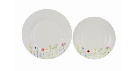 TAFELSERVICE Multicolor Wildflower 12-teilig  - Multicolor, Basics, Keramik - Novel