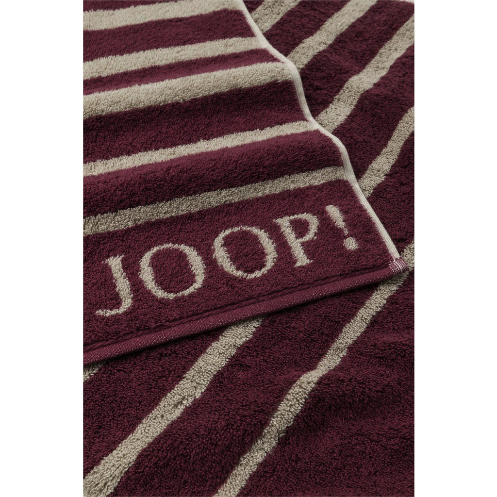 Thumbnail - Joop! Gästetuch Select Shade, Rot, Textil, 3-teilig, Streifen, 30x50 cm, Made in Germany, Oeko-Tex® Standard 100, saugfä...