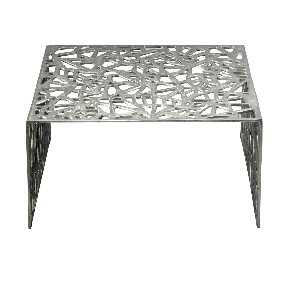 Măsuță De Cafea din metal, 60/60/31 cm - argintiu, Design, metal (60/60/31cm) - Livetastic