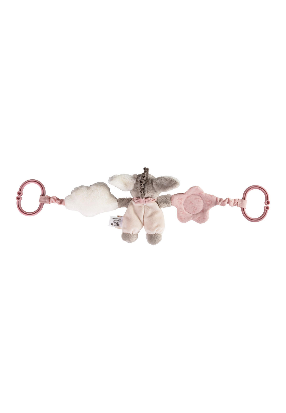 KINDERWAGENKETTE Emmi Girl  - Hellrosa, Basics, Textil (50/14/6cm) - Sterntaler
