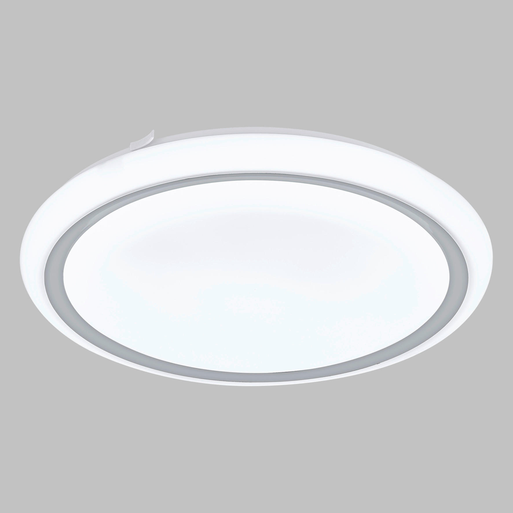 LED-DECKENLEUCHTE 38/6 cm   - Chromfarben/Weiß, MODERN, Kunststoff/Metall (38/6cm)