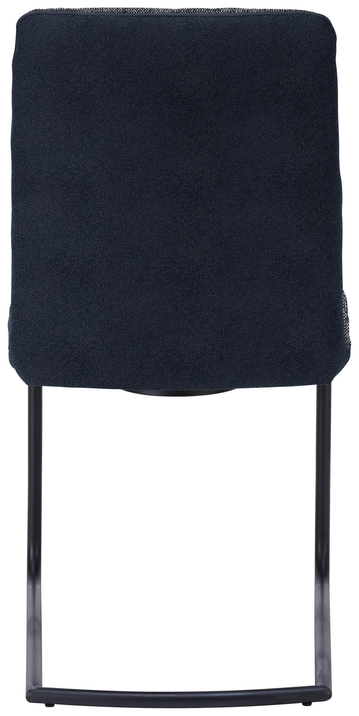 SCHWINGSTUHL  in Stahl Flachgewebe  - Schwarz, Design, Textil/Metall (48/91/62cm) - Dieter Knoll