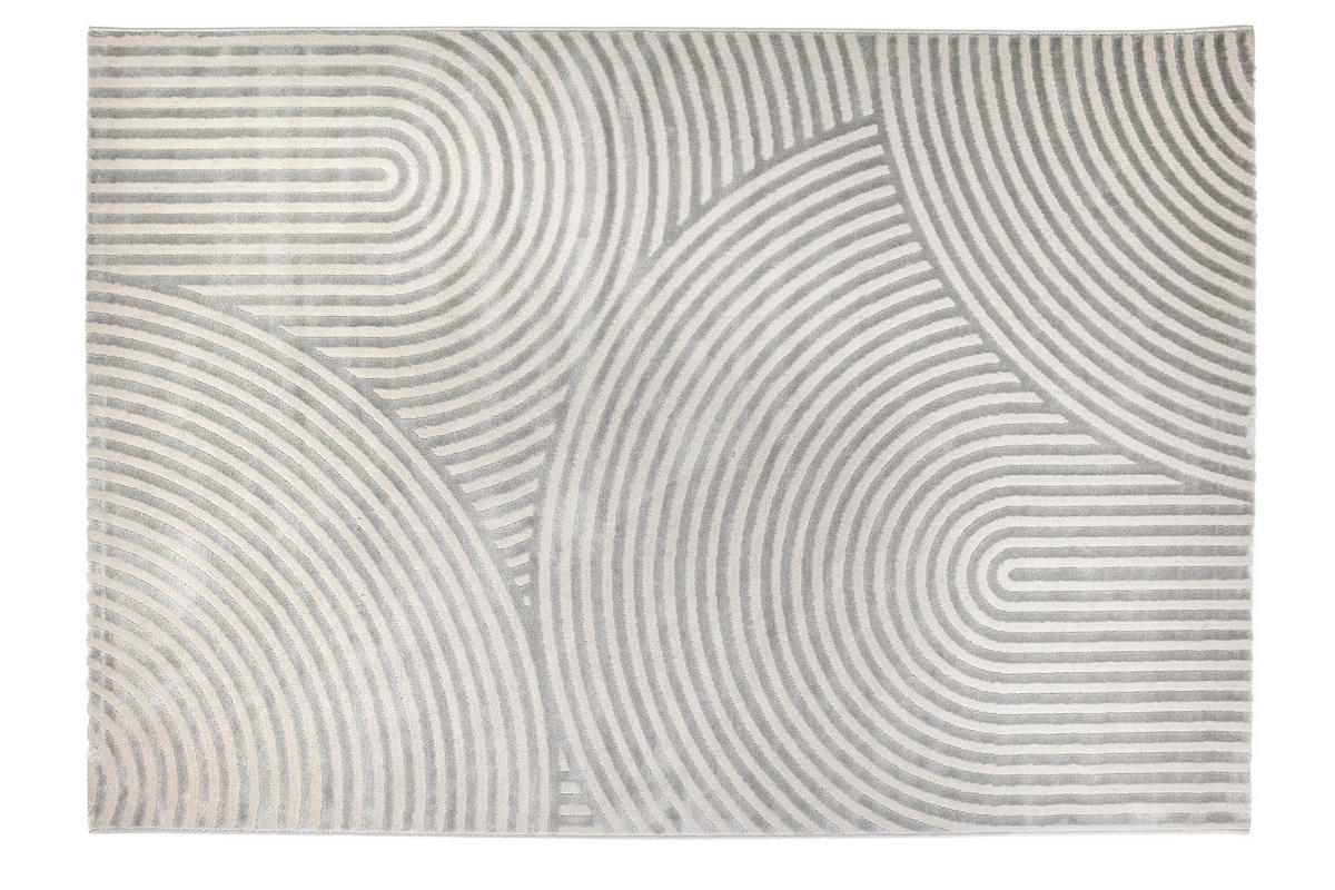 WEBTEPPICH 160/230 cm Jules Silberfarben rechteckig  - Silberfarben, Basics, Kunststoff/Textil (160/230cm) - Astra