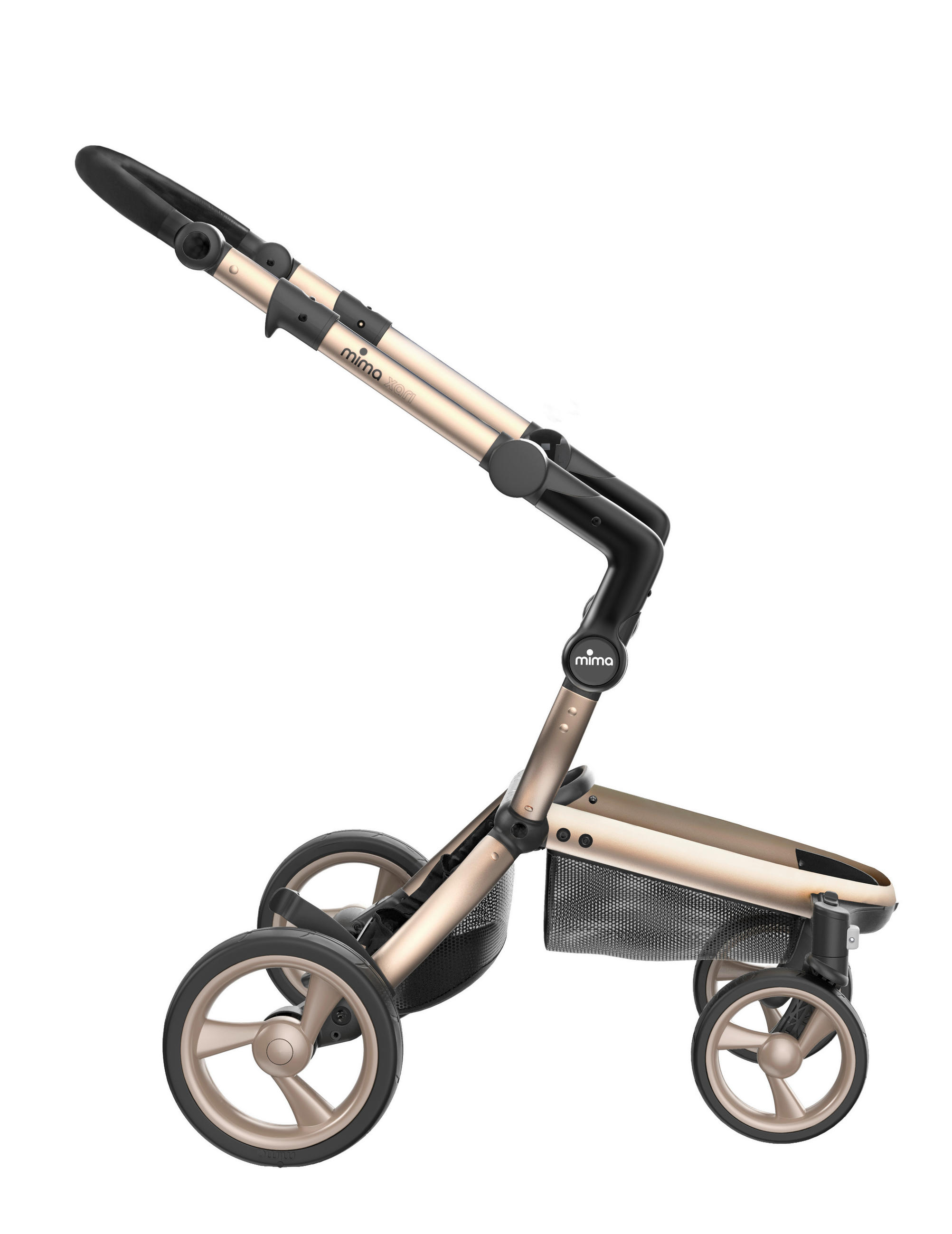 OGRODJE OTROŠKEGA VOZIČKA - barve šampanjca, Basics, kovina (62/79cm) - Mima