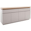 SIDEBOARD  180/81/40 cm 2 Schublade(n)  - Kaschmir/Eichefarben, Design, Holzwerkstoff (180/81/40cm) - Livetastic