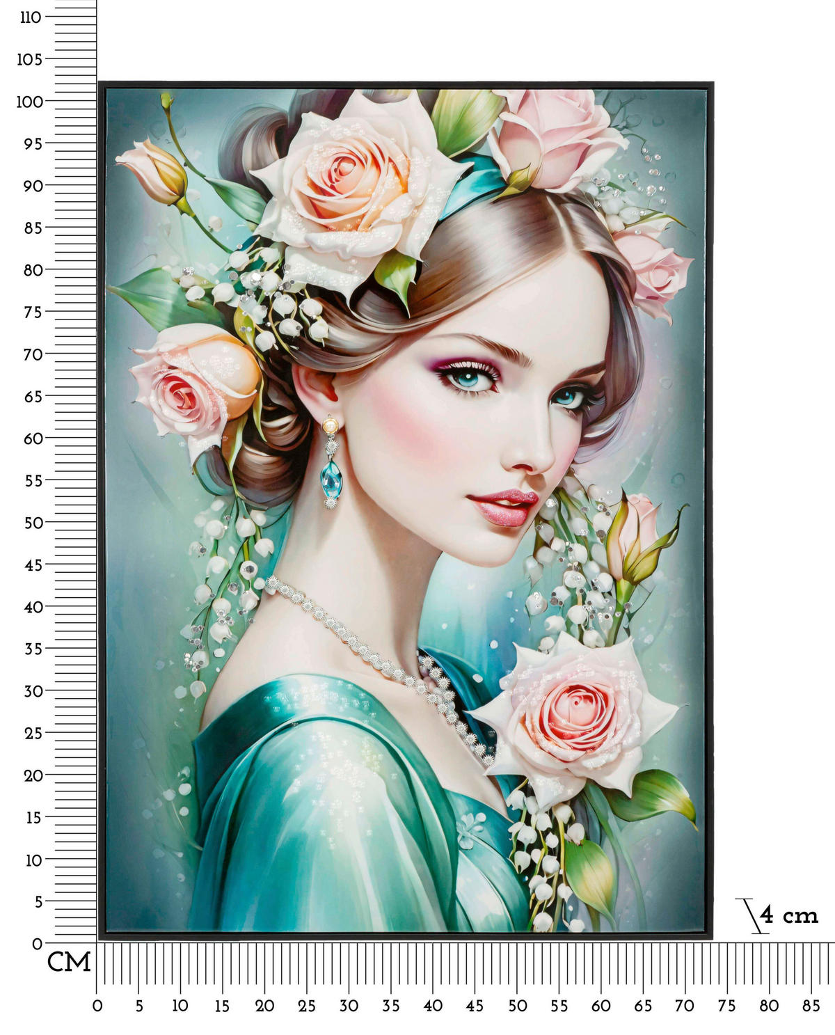 LEINWANDBILD Frauen  - Schwarz, Basics, Holz/Kunststoff (72/102/4cm)