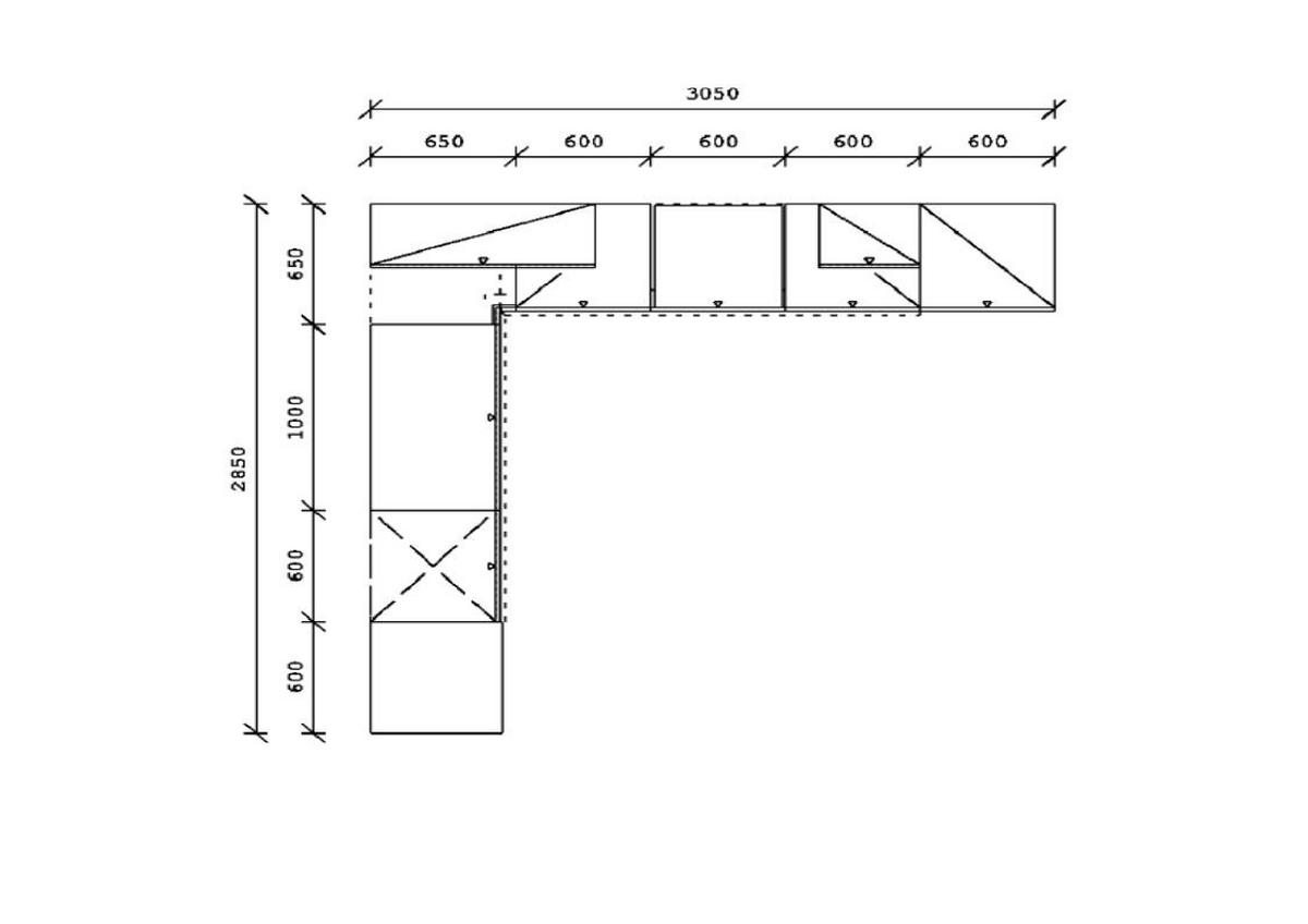 ECKKÜCHE 285/305 cm  in Grün, Eichefarben  - Edelstahlfarben/Eichefarben, Basics, Holzwerkstoff/Metall (285/305cm) - Venda