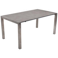 AUSZIEHTISCH in Metall, Kunststoff  - Grau, Basics, Kunststoff/Metall (267/75/92cm) - Gardenson