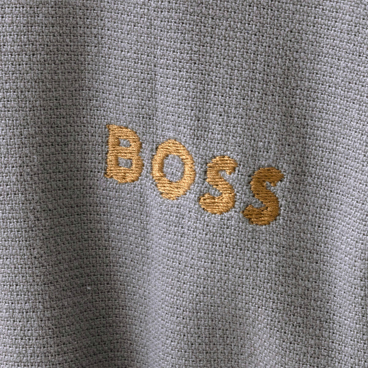 BADEMANTEL BLINEA S Unisex  - Grau, Design, Textil (Snull) - Hugo Boss