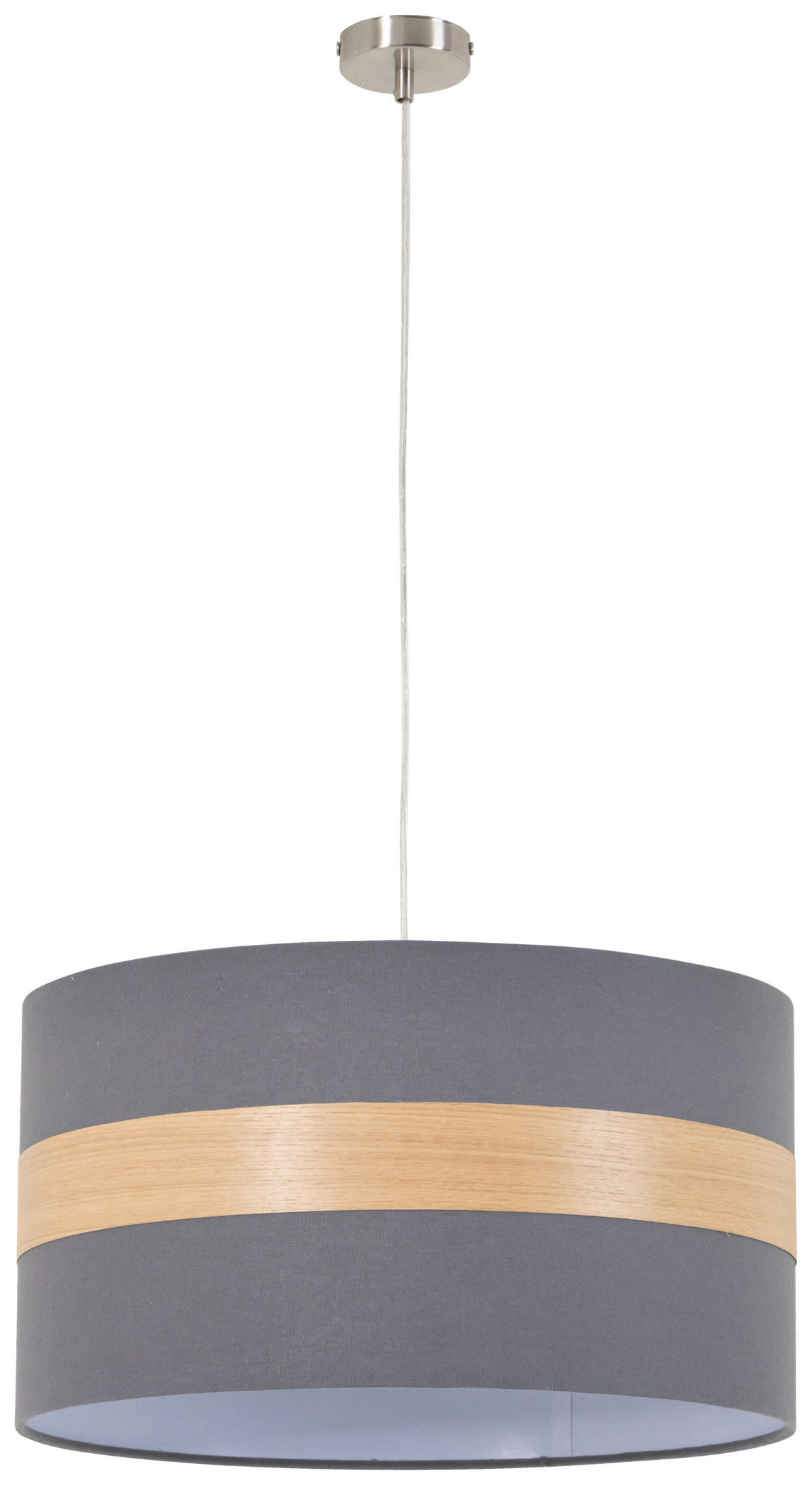 HÄNGELEUCHTE 45/120 cm  - Anthrazit, MODERN, Holz/Kunststoff (45/120cm) - Novel
