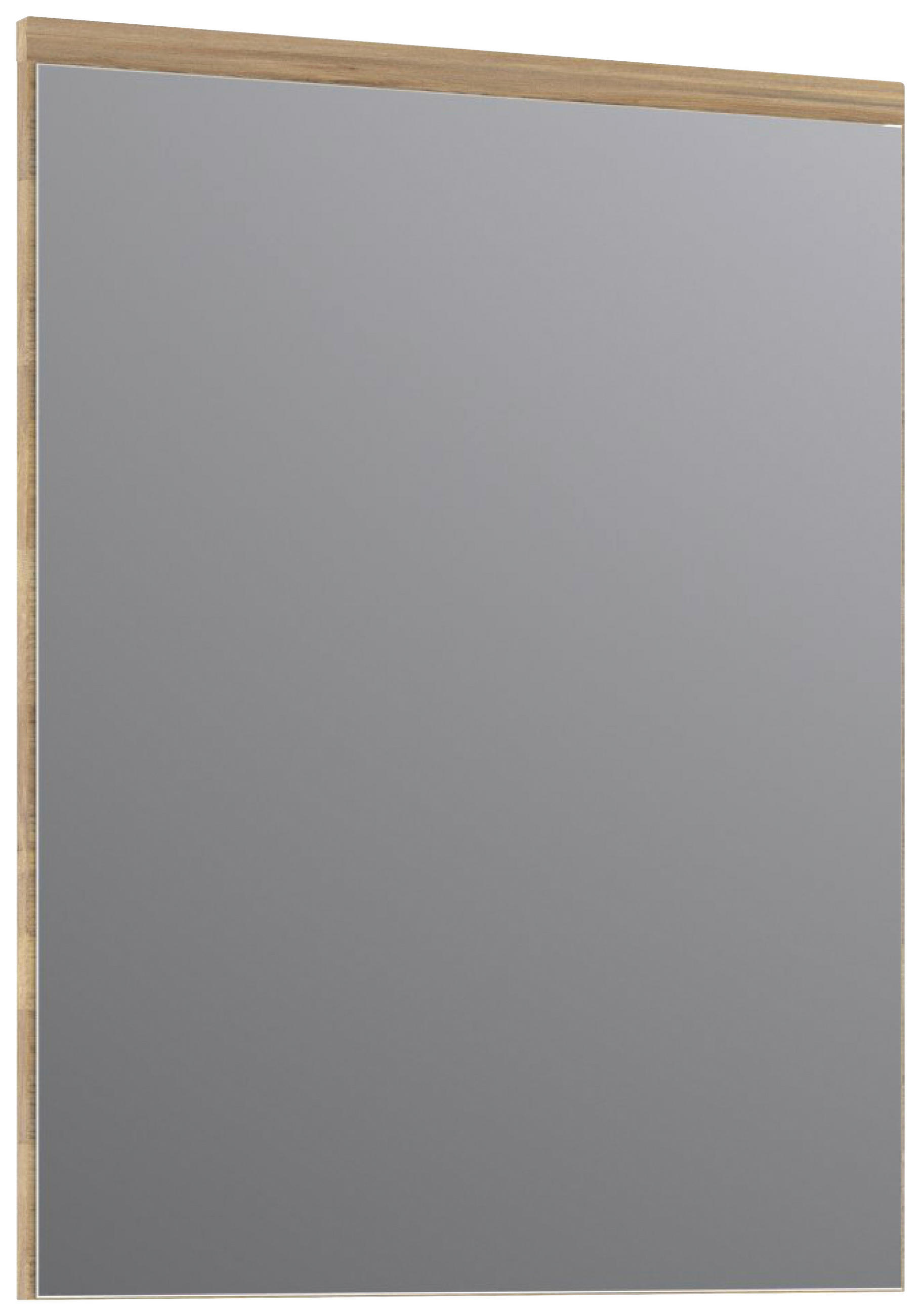 SPIEGEL 65/80/2 cm    in rechteckig  - Eichefarben, KONVENTIONELL, Glas/Holzwerkstoff (65/80/2cm) - Xora