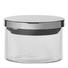 VORRATSDOSE 0,4 L - Klar/Edelstahlfarben, Basics, Glas/Metall (9,5/7cm) - Homeware VORRATSDOSE 0,4 L - Klar/Edelstahlfarben, Basics, Glas/Metall (9,5/7cm) - Homeware