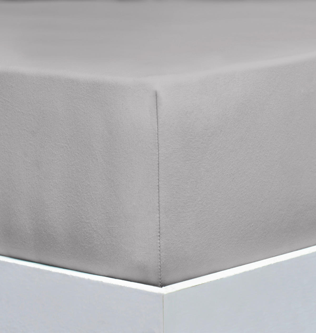 SPANNLEINTUCH 180-200/200-220 cm Jersey  - Grau, Basics, Textil (180-200/200-220cm) - Florella