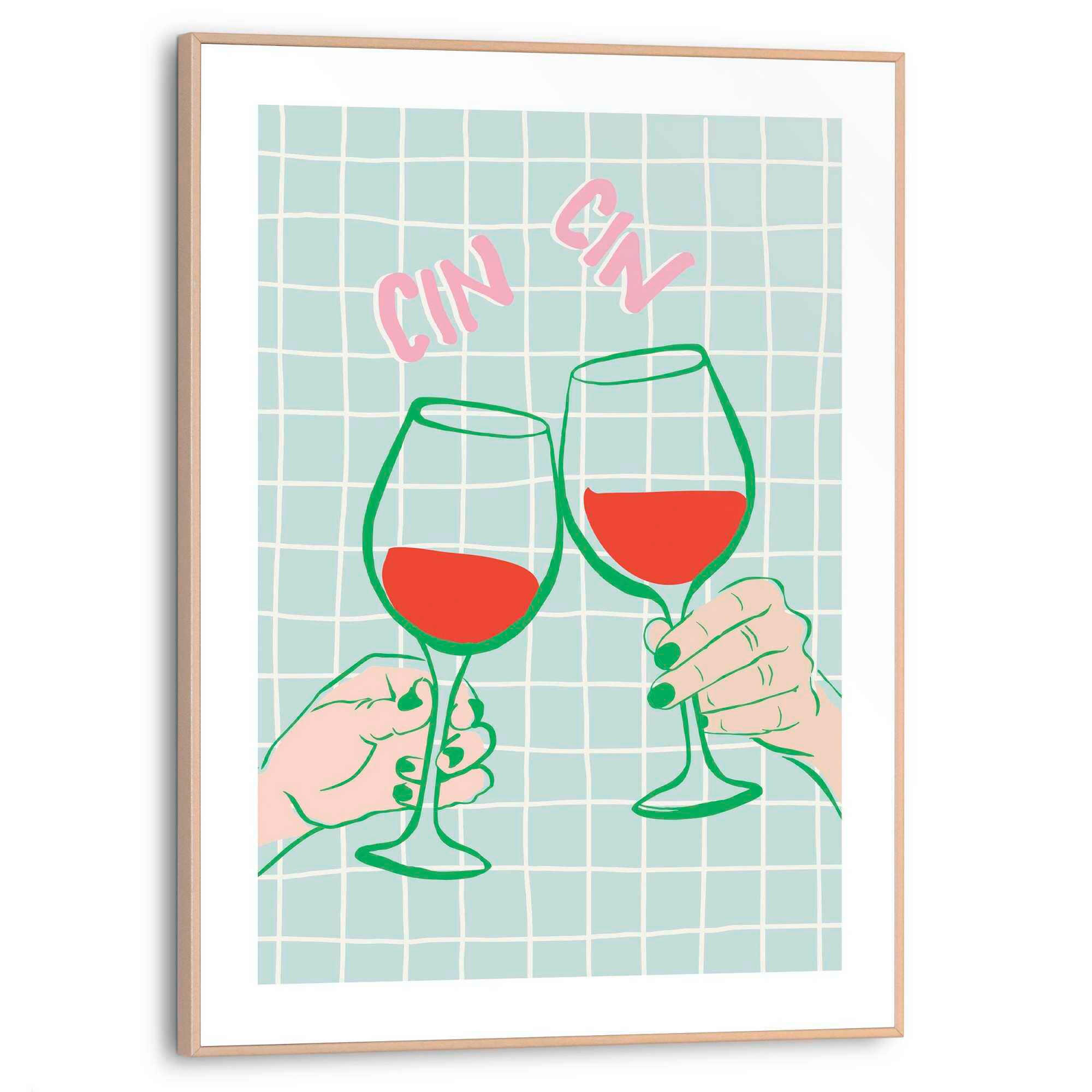 BILD 30/40 cm  - Grün, Trend, Holzwerkstoff (30/40cm) - Reinders!