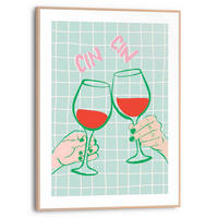 BILD 30/40 cm  - Grün, Trend, Holzwerkstoff (30/40cm) - Reinders!