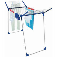 STOJALO ZA PERILO PEGASUS 180 - modra/bela, Basics, kovina/umetna masa (90cm) - Leifheit