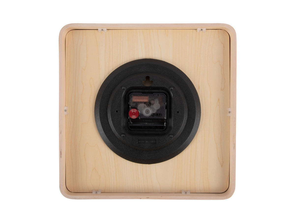 WANDUHR Dunkelgrün 26/26/5.3 cm  - Dunkelgrün, Basics, Holz (26/26/5.3cm) - Karlsson
