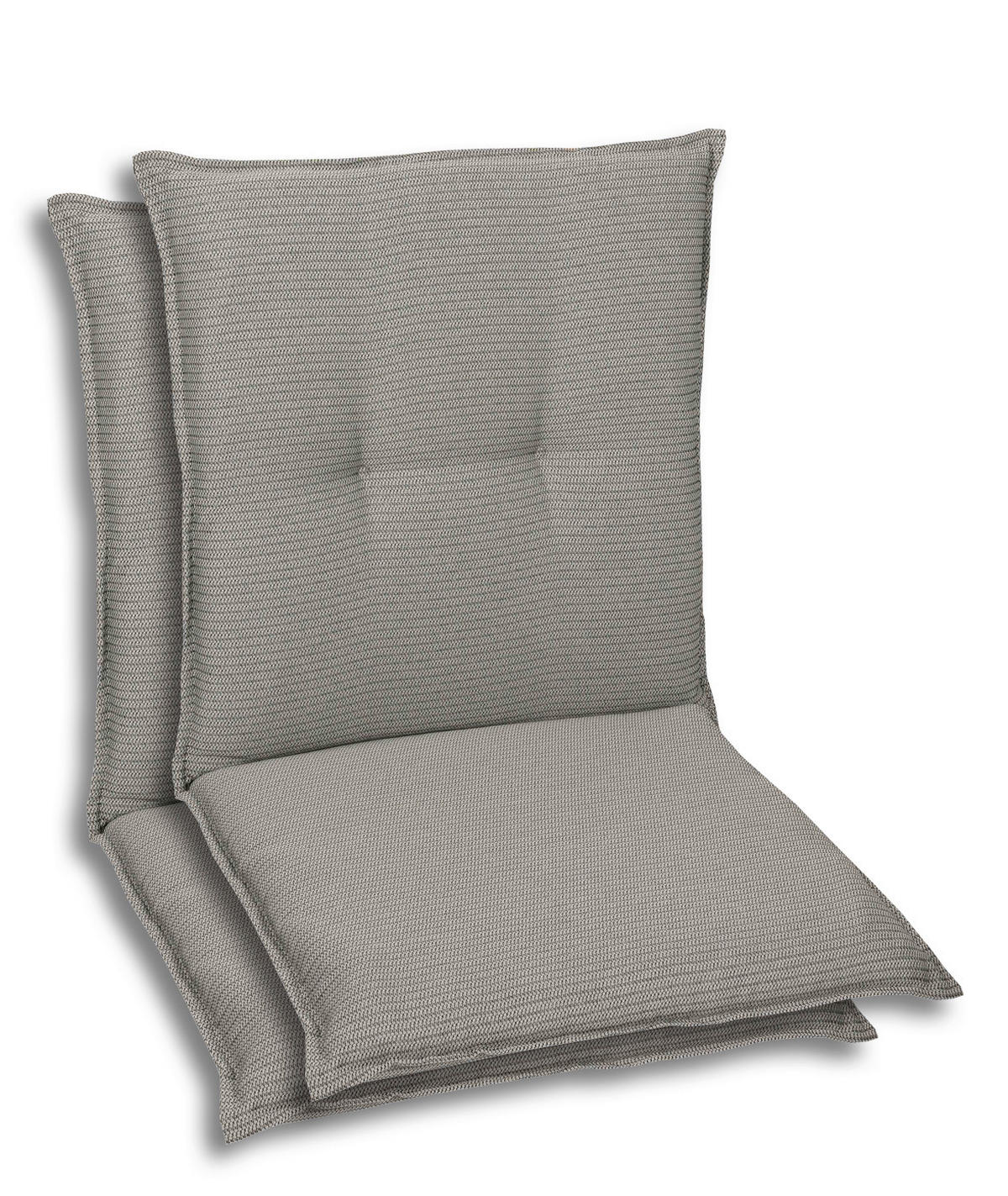 SESSELAUFLAGENSET in Grau meliert  - Grau, Basics, Textil (50/7/100cm)