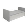 AUSZIEHBETT 100/200 cm Grau, Weiss  - Weiss/Grau, Basics, Holz/Holzwerkstoff (100/200cm) - Paidi
